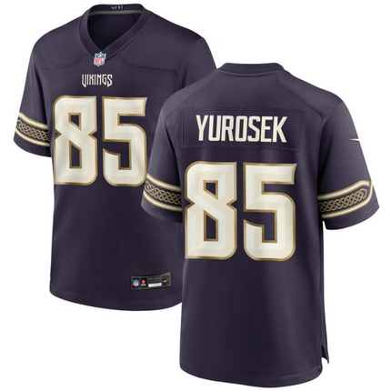 Benjamin Yurosek Minnesota Vikings 2026 Rivalries Collection Game Jersey - Purple