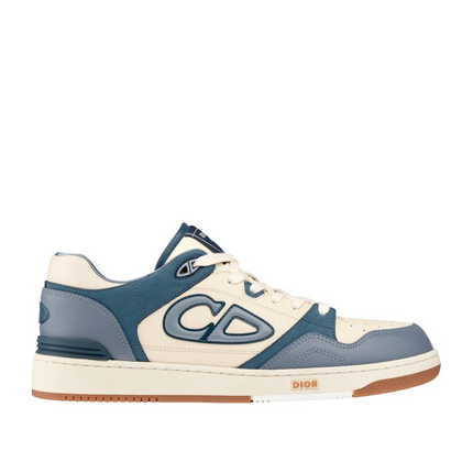 Men's Dior B57 Low-Top Blue and Cream Sneakers