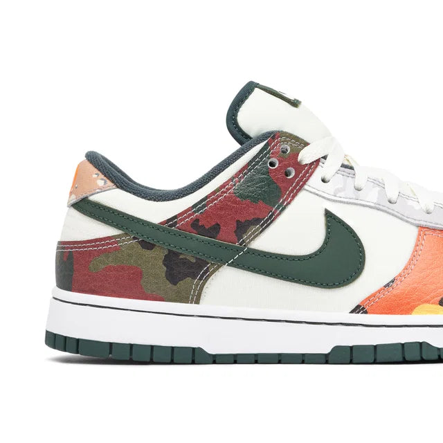 Men's Nike Dunk Low SE Sail Multi-Camo Shoes