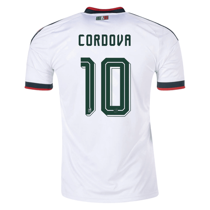 Cordova Mexico Nation Team 2026 Away Stadium Jersey - White