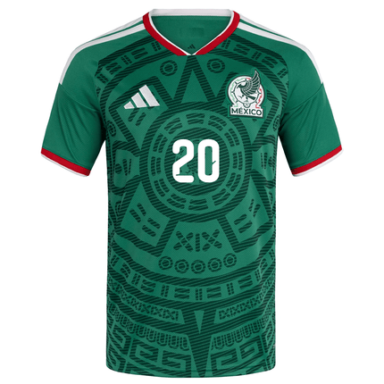 H. Martin Mexico Nation Team 2026 Home Jersey - Bold Green