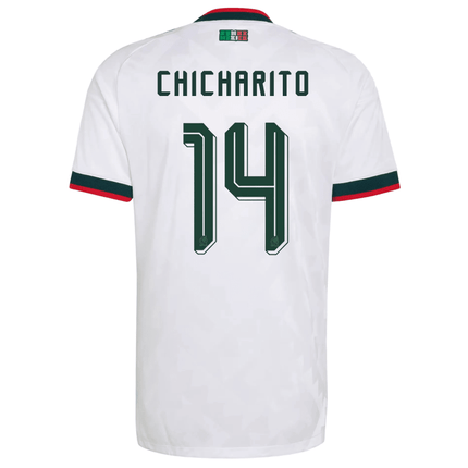 Mexico Chicharito Match Away Jersey 2026 - White