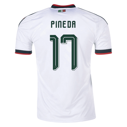 pineda Mexico Nation Team 2026 Away Stadium Jersey - White