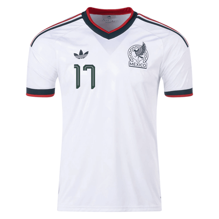 pineda Mexico Nation Team 2026 Away Stadium Jersey - White