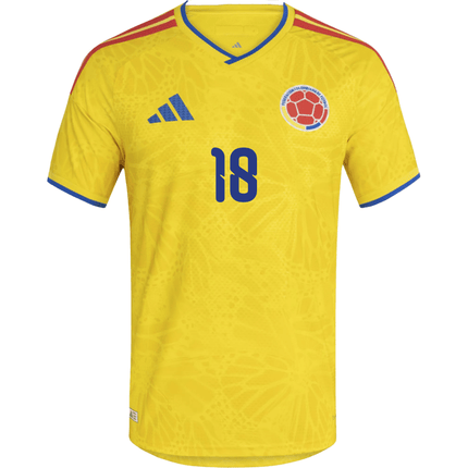 Sinisterra Colombia Nation Team 2026 Home Jersey - Impact Yellow