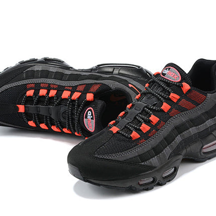 Men's Nike Air Max 95 Black Laser Crimson Shoes