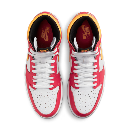 Men's Nike Air Jordan 1 High Light Fusion Red Shoes