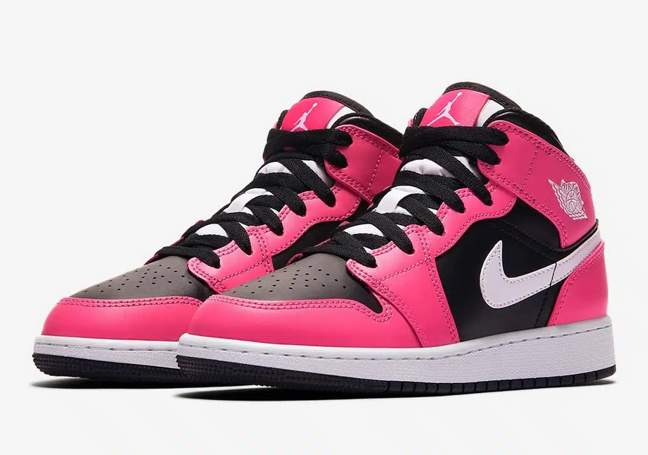Men's Nike Air Jordan 1  Mid Pinksicle Shoes