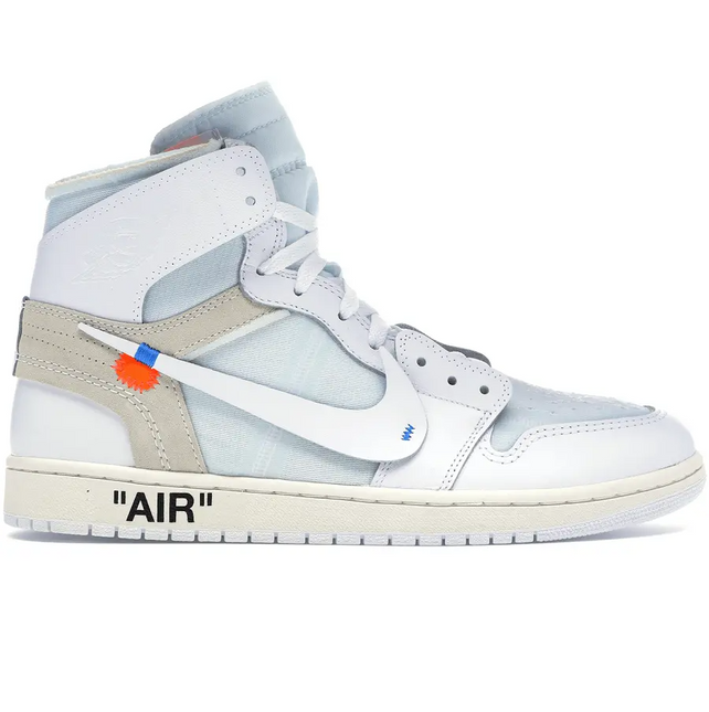 Men's Nike Jordan 1 Retro High Off-White White Shoes