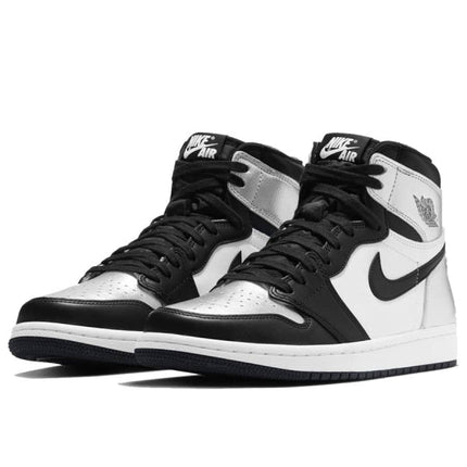 Men's Air Jordan 1 High 'Silver Toe’ Shoes