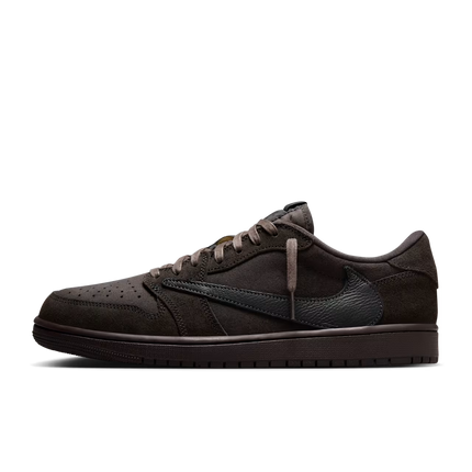 Men's Travis Scott x Air Jordan 1 Retro Low ‘ Velvet Brown and Dark Mocha' Shoes