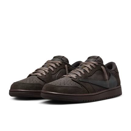 Men's Travis Scott x Air Jordan 1 Retro Low ‘ Velvet Brown and Dark Mocha' Shoes