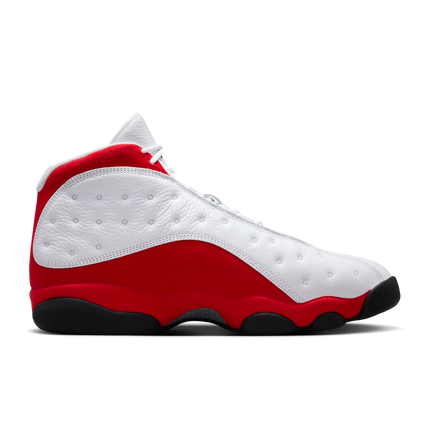 Men's Nike Air Jordan 13 Retro White and University Red Shoes