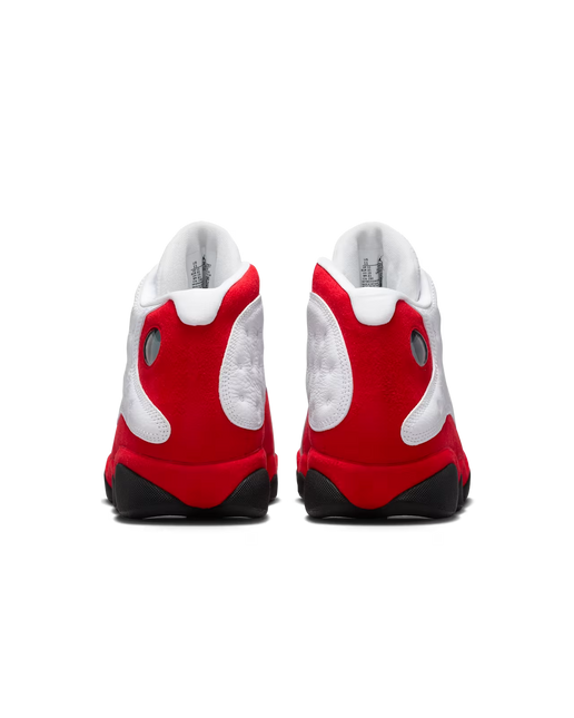 Men's Nike Air Jordan 13 Retro White and University Red Shoes