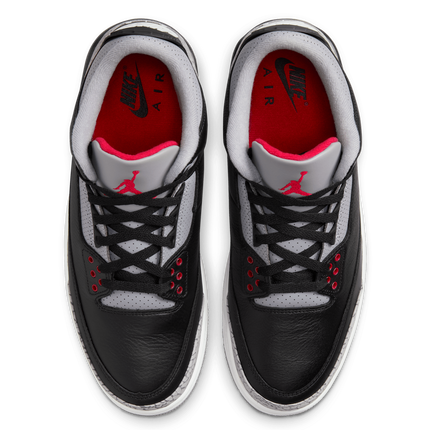 Men's Air Jordan 3 Black Cement Shoes