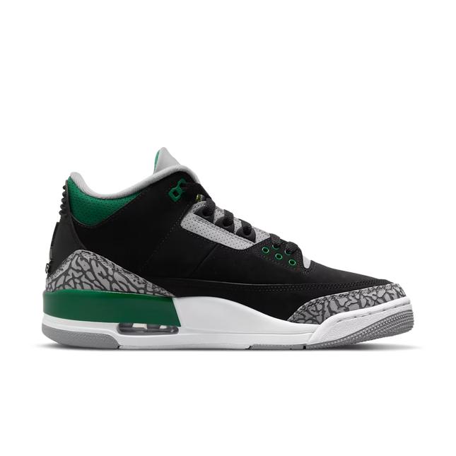 Men's Nike Air Jordan 3 Retro Pine Green Shoes