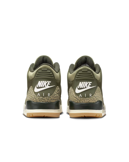 Men's Nike Air Jordan 3 Medium Olive  Shoes