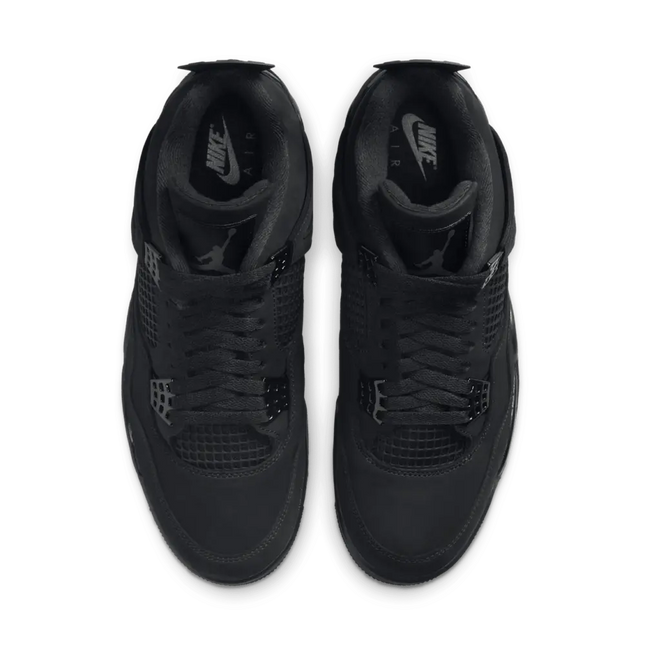 Men's Nike Air Jordan 4 Black Cat Shoes