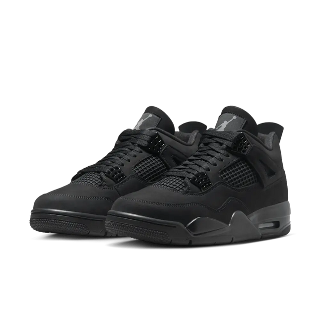 Men's Nike Air Jordan 4 Black Cat Shoes