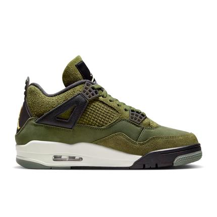 Men's Nike Air Jordan 4 Retro SE Craft Medium Olive Shoes
