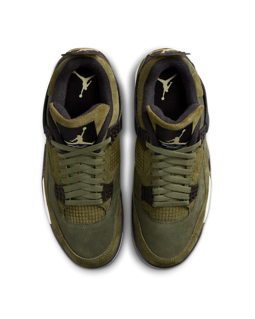 Men's Nike Air Jordan 4 Retro SE Craft Medium Olive Shoes