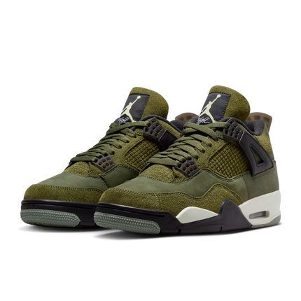Men's Nike Air Jordan 4 Retro SE Craft Medium Olive Shoes