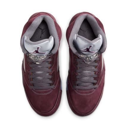 Men's Nike Air Jordan 5 Burgundy Shoes