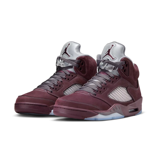 Men's Nike Air Jordan 5 Burgundy Shoes