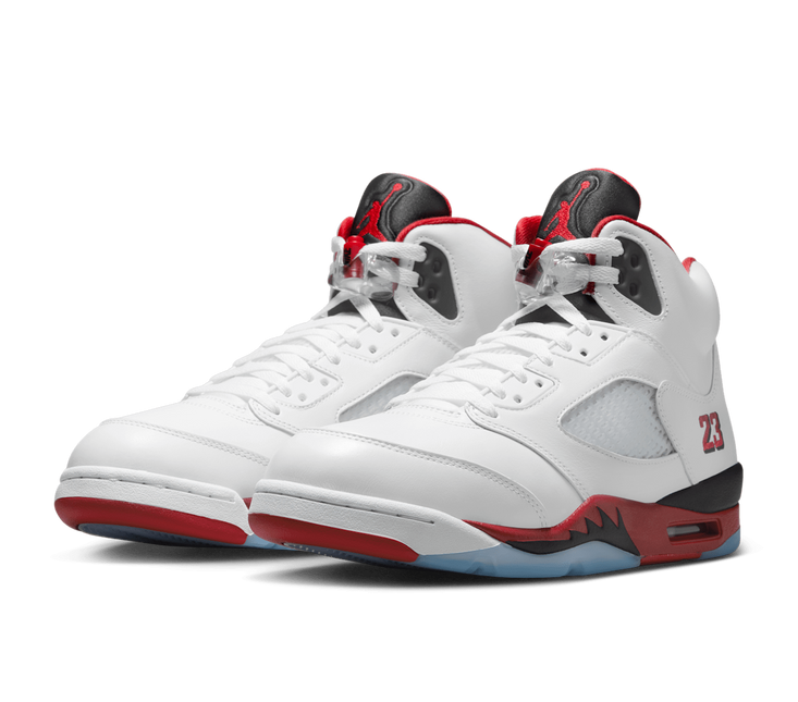 Men's Nike Air Jordan 5 Fire Red Shoes