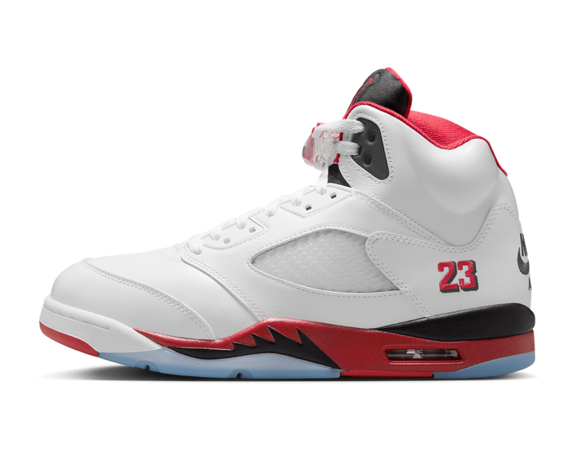 Men's Nike Air Jordan 5 Fire Red Shoes