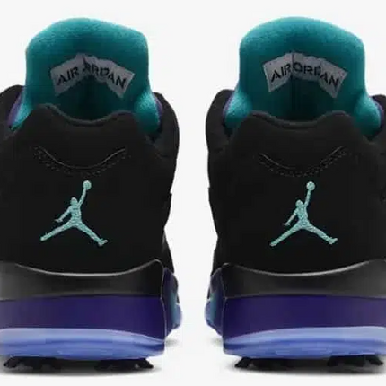 Men's Nike Air Jordan 5 Retro Black Grape Shoes