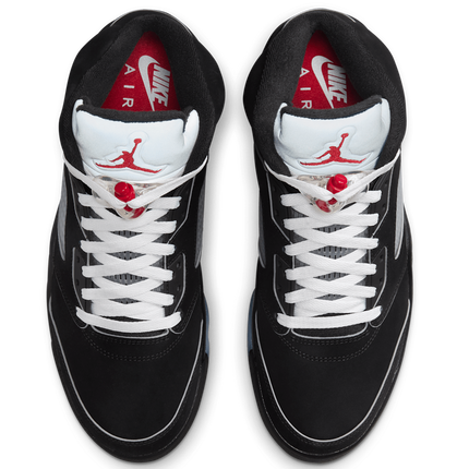 Men's Nike Air Jordan 5 Retro Black Metallic Reimagined Shoes
