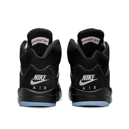 Men's Nike Air Jordan 5 Retro Black Metallic Reimagined Shoes