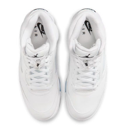 Men's Nike Air Jordan 5 White Metallic Shoes