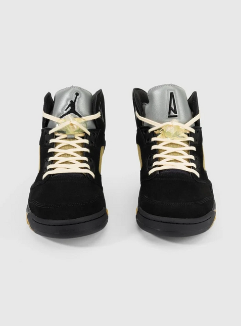 Men's A Ma Maniere x Air Jordan 5 Black Shoes