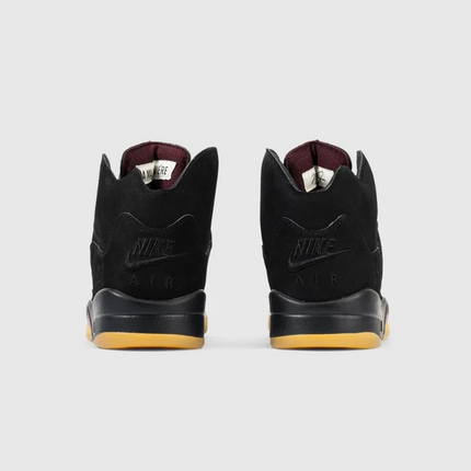 Men's A Ma Maniere x Air Jordan 5 Black Shoes