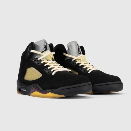 Men's A Ma Maniere x Air Jordan 5 Black Shoes