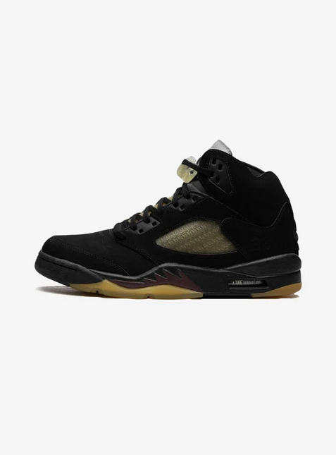 Men's A Ma Maniere x Air Jordan 5 Black Shoes