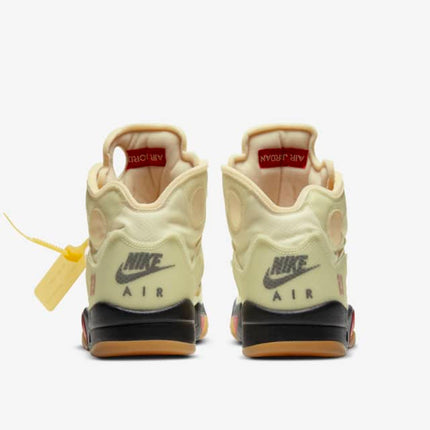 Men's OFF-WHITE x Air Jordan 5 'Sail' Shoes