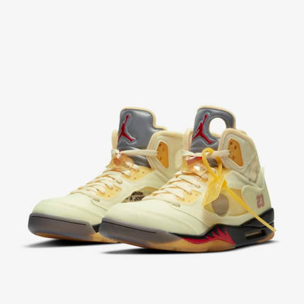 Men's OFF-WHITE x Air Jordan 5 'Sail' Shoes