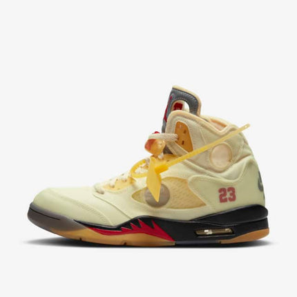 Men's OFF-WHITE x Air Jordan 5 'Sail' Shoes