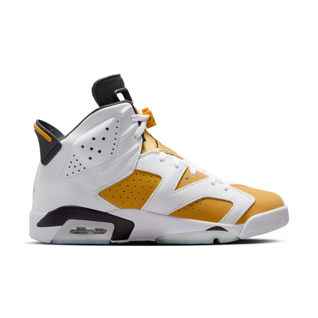 Men's Nike Air Jordan 6 Yellow Ochre Shoes