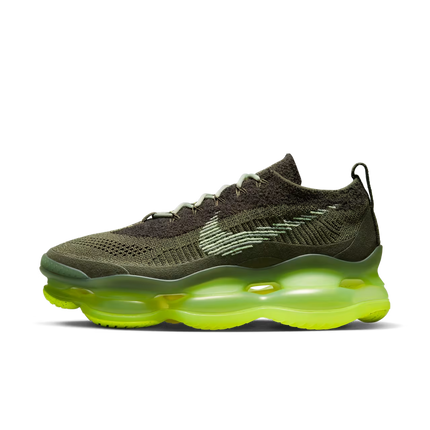 Men's Nike Air Max Scorpion Flyknit Cargo Khaki Volt Shoes