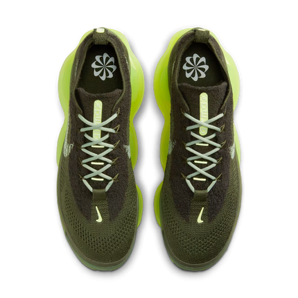 Men's Nike Air Max Scorpion Flyknit Cargo Khaki Volt Shoes