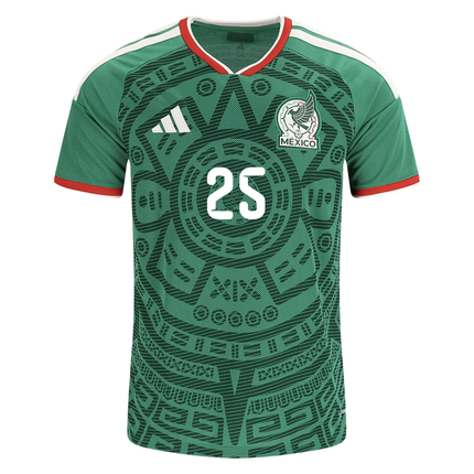 Roberto Alvarado Mexico Home 2026 World Cup Jersey - Bold Green