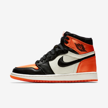 Men's Nike Air Jordan 1 High Satin Shattered Backboard Shoes