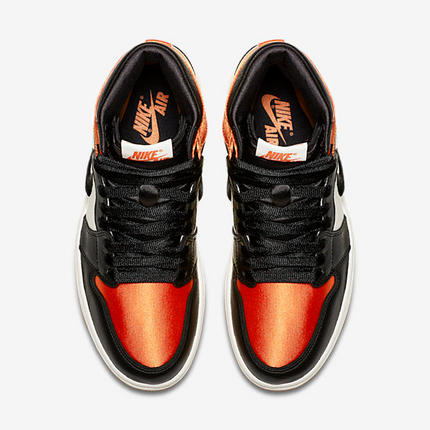 Men's Nike Air Jordan 1 High Satin Shattered Backboard Shoes