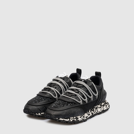 Men's Balmain Black Beaded Racer Combo Sneakers
