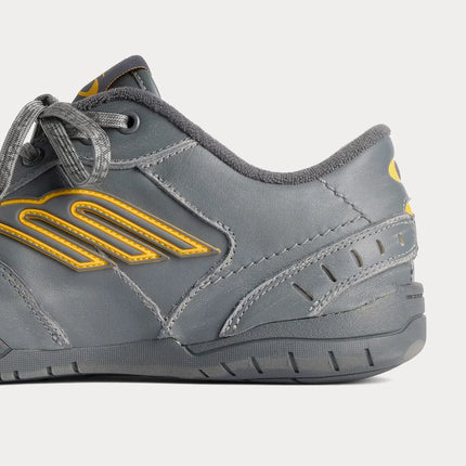 Men' Balenciaga Hamptons Worn-out Trainers Grey Yellow Low Sneaker