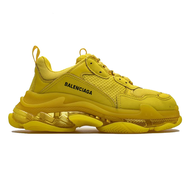 Men's Balenciaga Triple S Yellow Sneakers